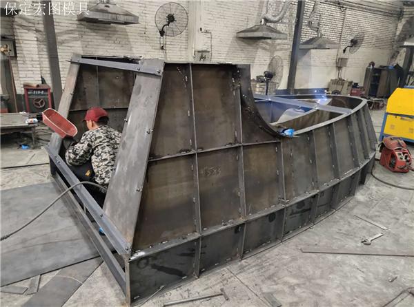 现浇收费岛模具